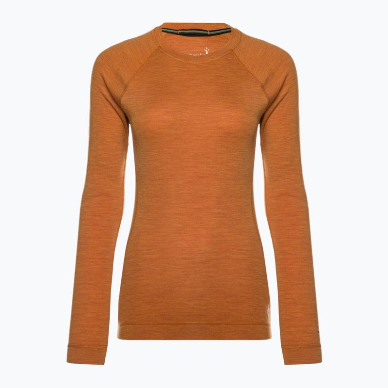Bluză termică pentru femei Smartwool Merino 250 Baselayer Crew Boxed marmalade heather 3