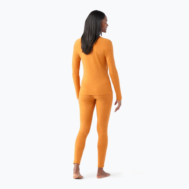 Bluză termică pentru femei Smartwool Merino 250 Baselayer Crew Boxed marmalade heather 2
