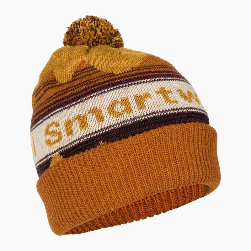 Smartwool Knit model de iarnă POM miere de albine aurie heather beanie