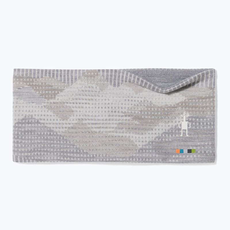 Bentiță Smartwool Thermal Merino Reversible light gray mountain scape