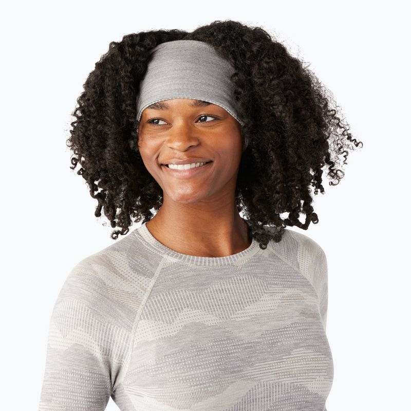 Bentiță Smartwool Thermal Merino Reversible light gray mountain scape 3