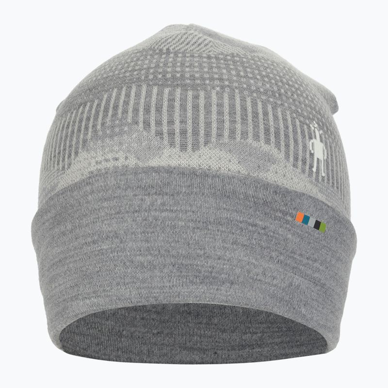 Smartwool Merino reversibil cu manșetă cu manșetă gri deschis șapcă Mountain Scape 2