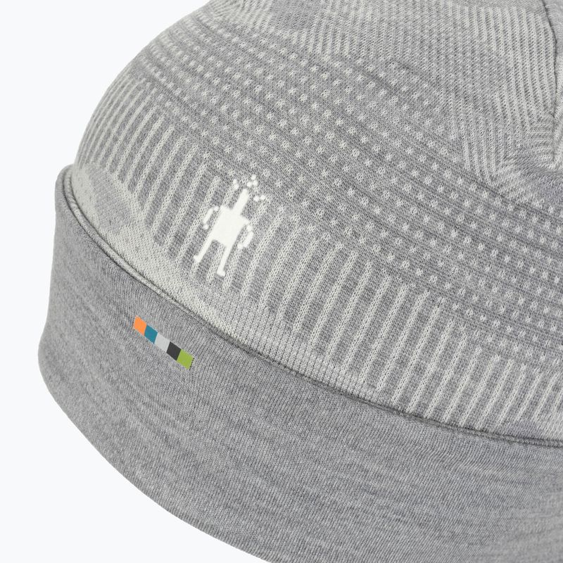 Smartwool Merino reversibil cu manșetă cu manșetă gri deschis șapcă Mountain Scape 4