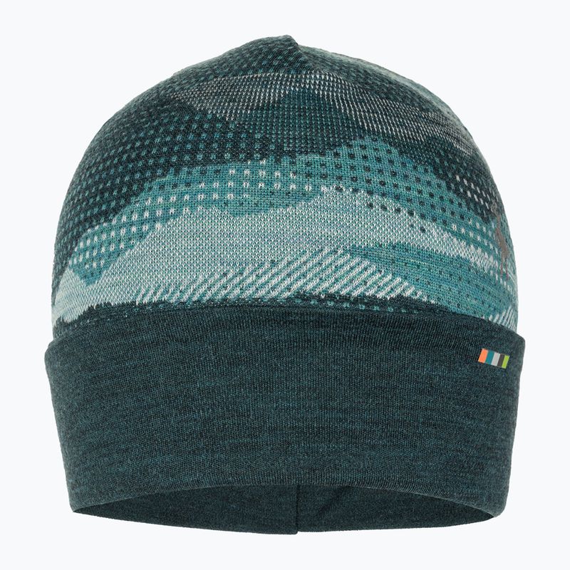 Smartwool Merino reversibil cu manșetă cu manșetă twilight blue mtn scape 2