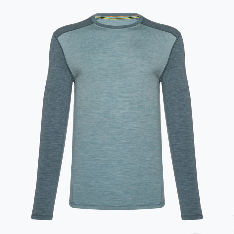 Bluză termică pentru bărbați Smartwool Merino 250 Baselayer Crew Boxed pewter blue-lead 3