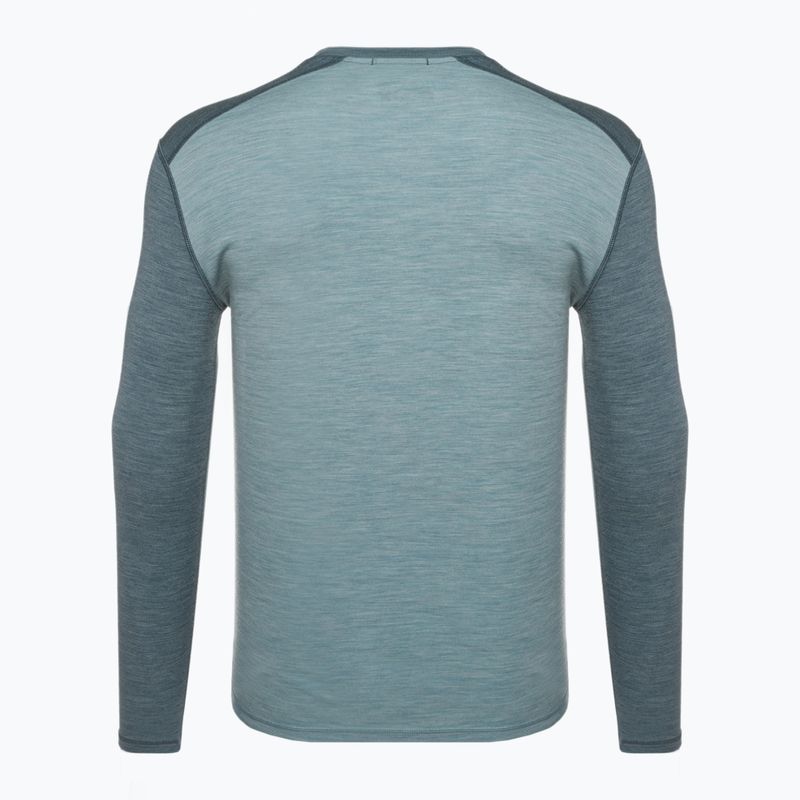 Bluză termică pentru bărbați Smartwool Merino 250 Baselayer Crew Boxed pewter blue-lead 4