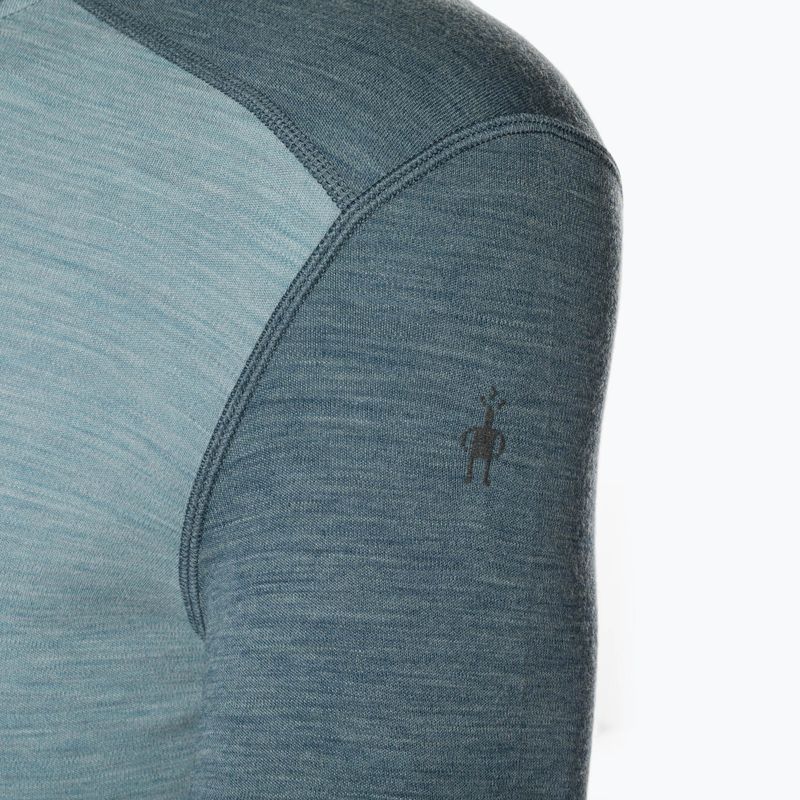 Bluză termică pentru bărbați Smartwool Merino 250 Baselayer Crew Boxed pewter blue-lead 5