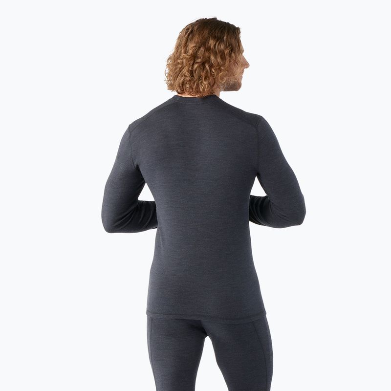 Bluză termică pentru bărbați Smartwool Thermal Merino Baselayer Colorblock Crew Boxed charcoal 2