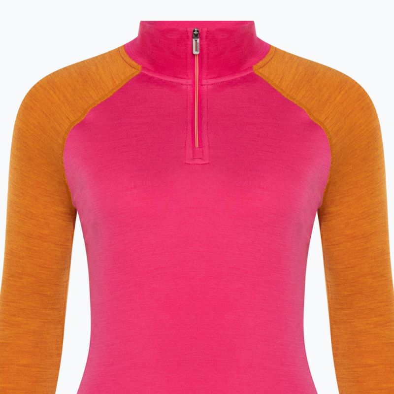 Longsleeve termoactiv pentru femei Smartwool Classic Thermal Merino Baselayer 1/4 Zip Boxed power pink 5