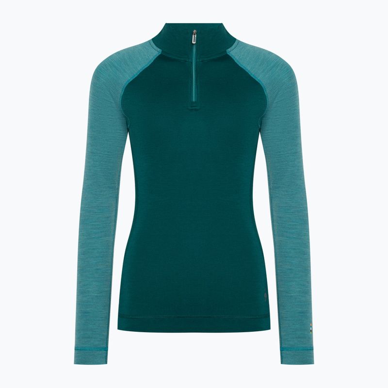 Bluză termică pentru femei Smartwool Classic Thermal Merino Baselayer 1/4 Zip Boxed emerald 3