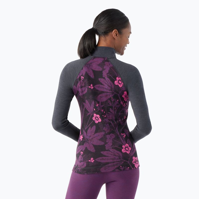 Longsleeve termoactiv pentru femei Smartwool Classic Thermal Merino Baselayer 1/4 Zip Boxed purple iris 2