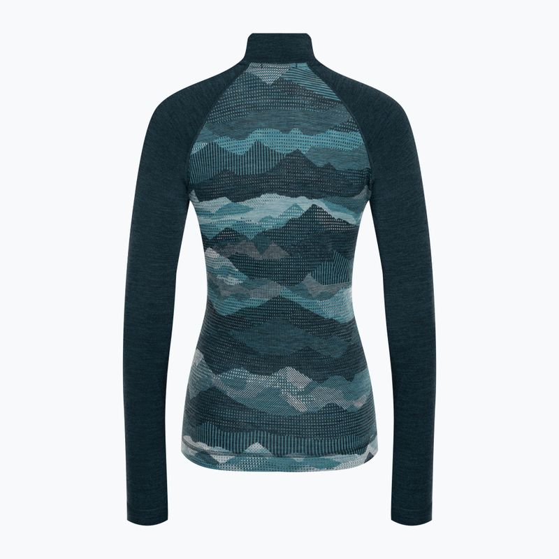 Bluză termică pentru femei Smartwool Classic Thermal Merino Baselayer 1/4 Zip Boxed twilight 4