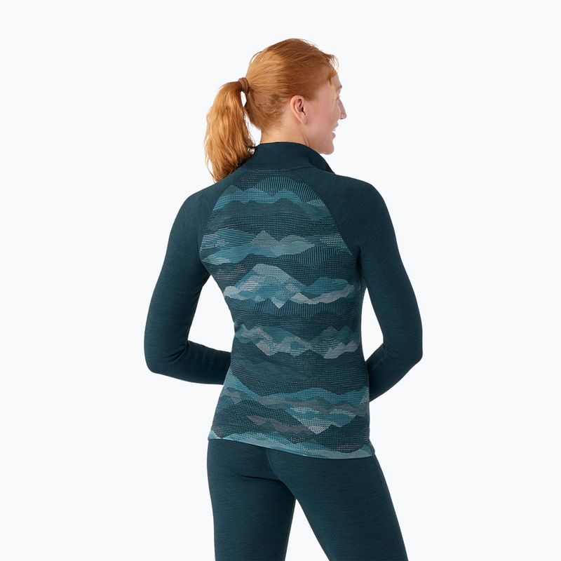 Bluză termică pentru femei Smartwool Classic Thermal Merino Baselayer 1/4 Zip Boxed twilight 2