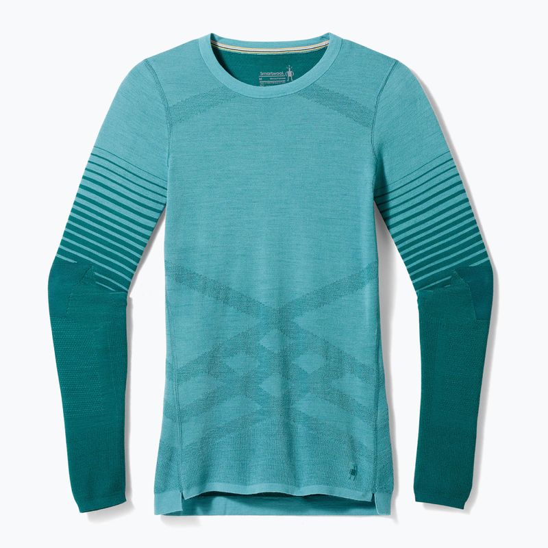 Bluză termică pentru femei Smartwool Intraknit Thermal Merino Baselayer Pattern Crew cascade 7