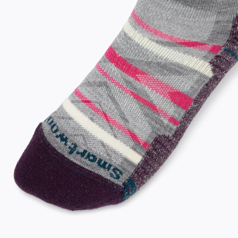 Șosete de trekking pentru femei Smartwool Hike Light Cushion Under The Stars Crew gri deschis