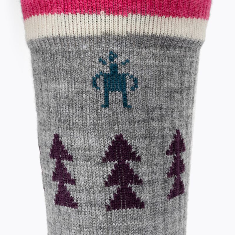Șosete de trekking pentru femei Smartwool Hike Light Cushion Under The Stars Crew gri deschis