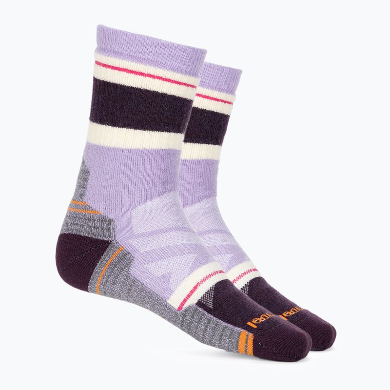 Șosete de trekking pentru femei Smartwool Hike Full Cushion Saturnsphere Crew ultra violet