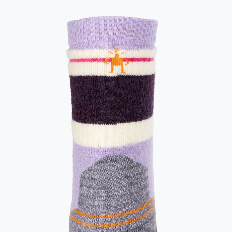 Șosete de trekking pentru femei Smartwool Hike Full Cushion Saturnsphere Crew ultra violet 3