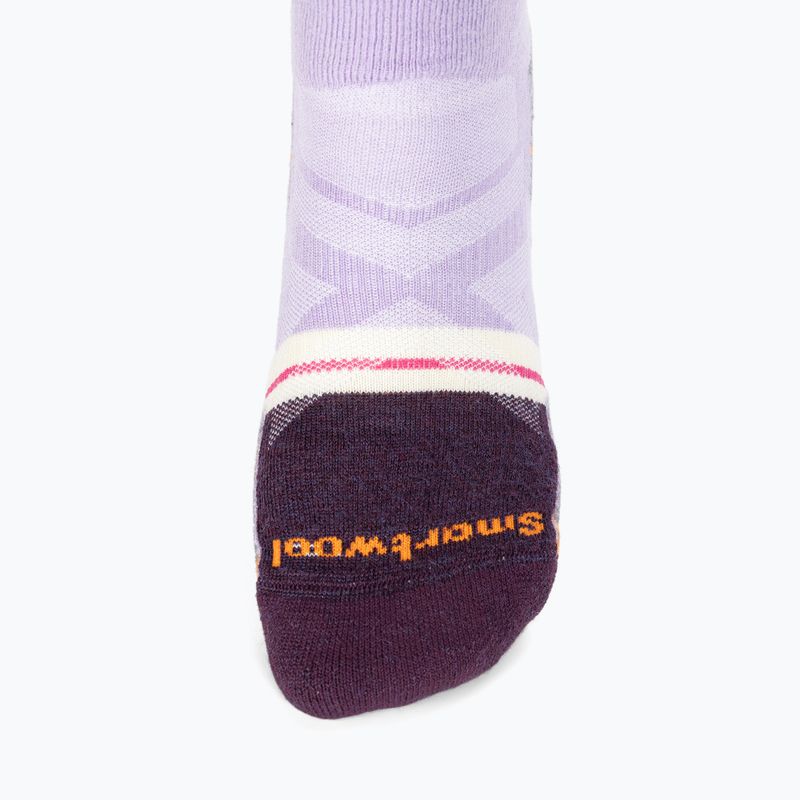 Șosete de trekking pentru femei Smartwool Hike Full Cushion Saturnsphere Crew ultra violet 4