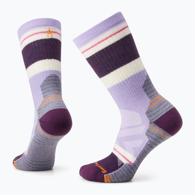 Șosete de trekking pentru femei Smartwool Hike Full Cushion Saturnsphere Crew ultra violet 8
