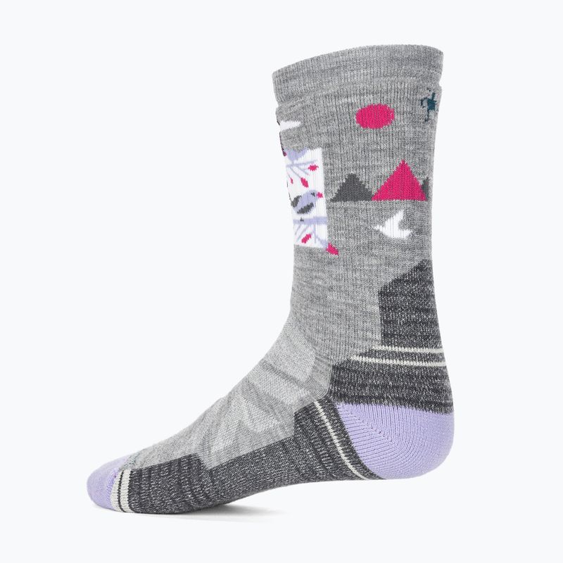 Șosete de trekking pentru femei Smartwool Hike Full Cushion Alpine Perch Crew light gray 2