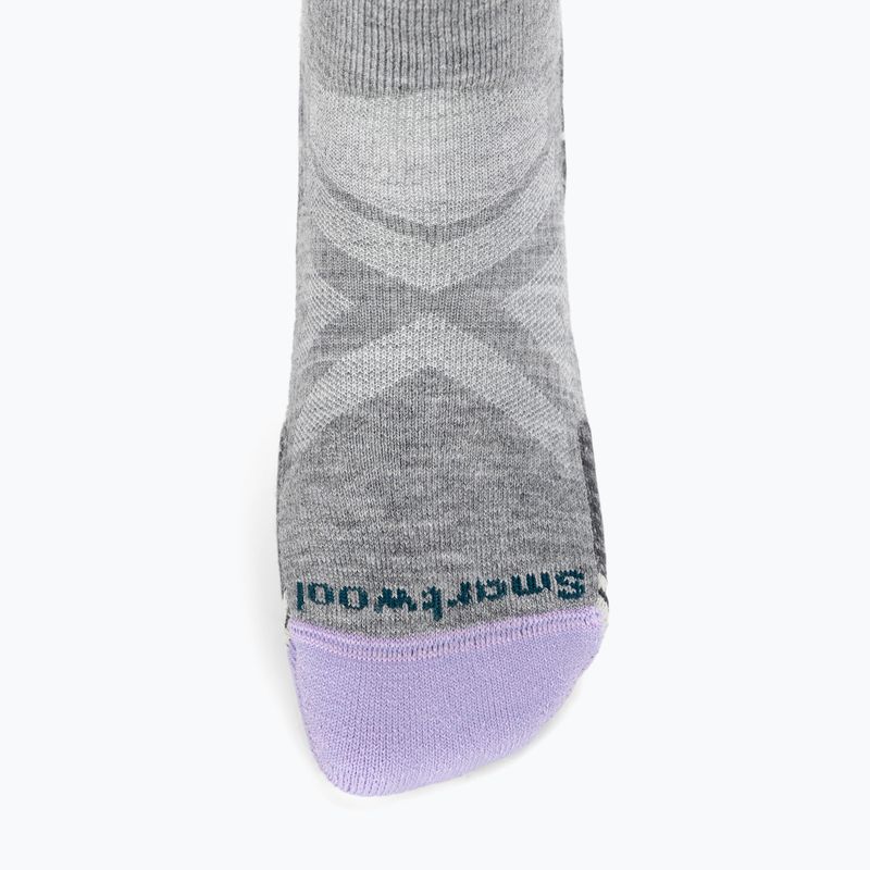 Șosete de trekking pentru femei Smartwool Hike Full Cushion Alpine Perch Crew light gray 4