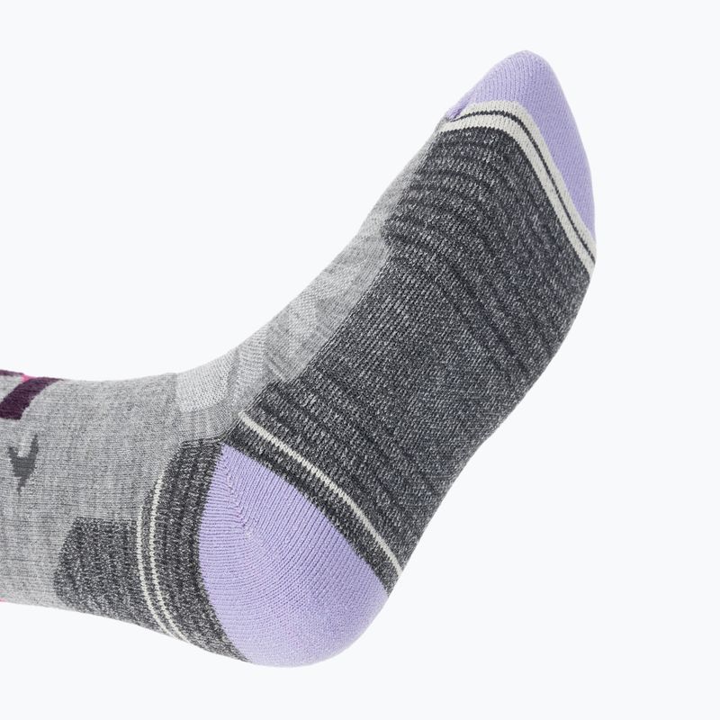 Șosete de trekking pentru femei Smartwool Hike Full Cushion Alpine Perch Crew light gray 5