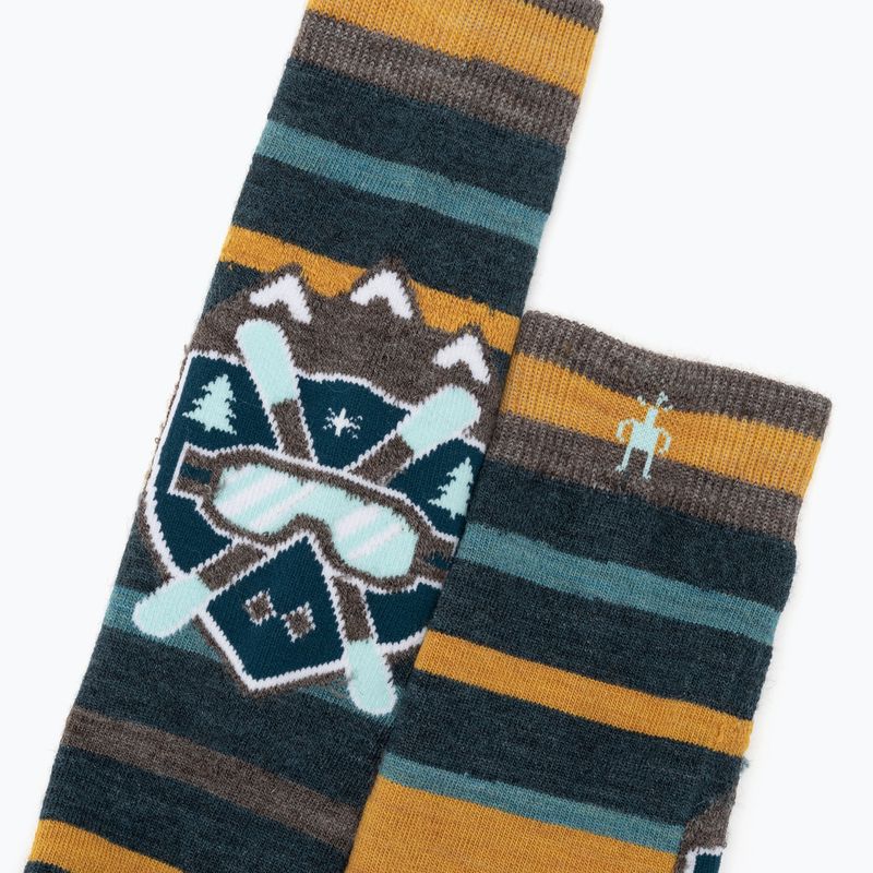 Smartwool Ski Full Cushion Alpine Edge șosete albastru amurg 3
