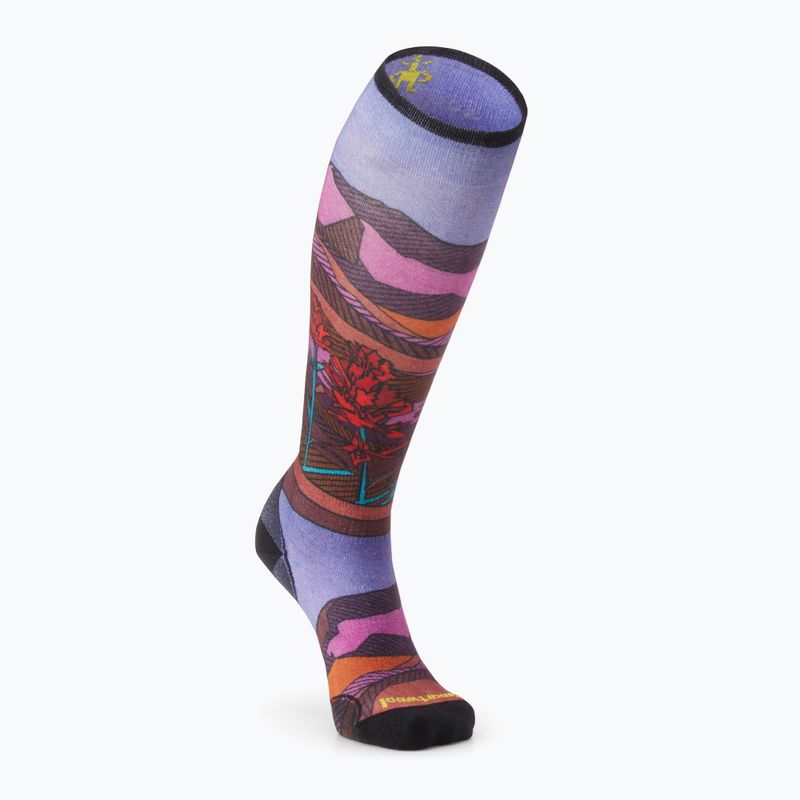 Smartwool șosete de schi pentru femei Ski Zero Cushion Floral Field Print OTC picante 5