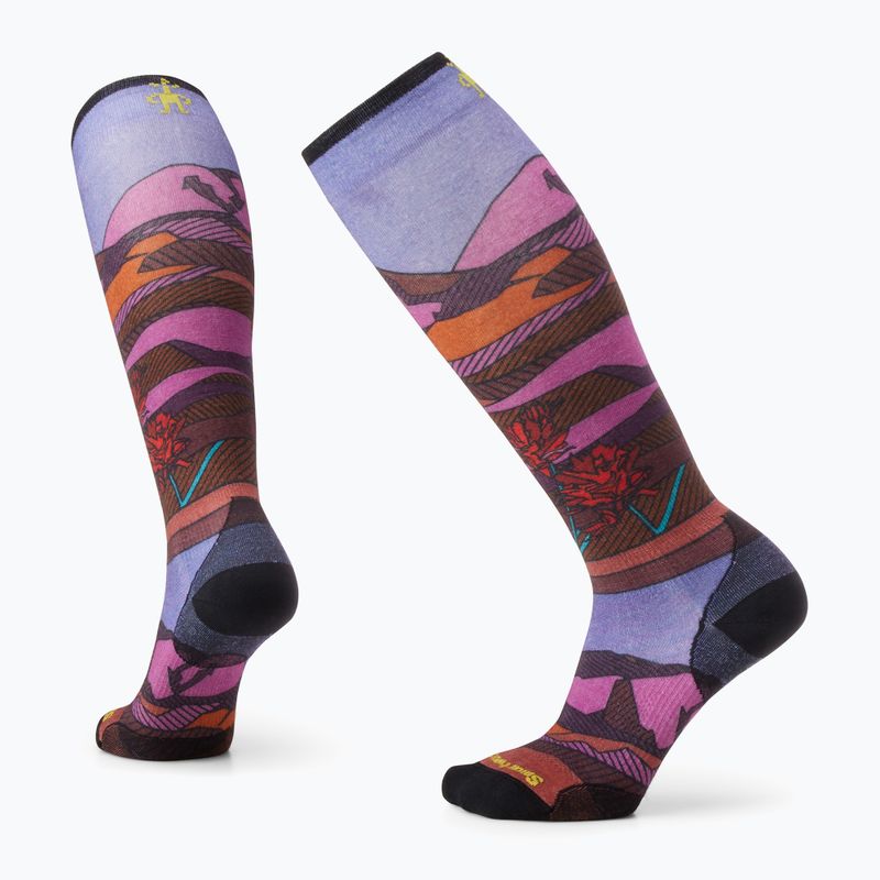 Smartwool șosete de schi pentru femei Ski Zero Cushion Floral Field Print OTC picante 6