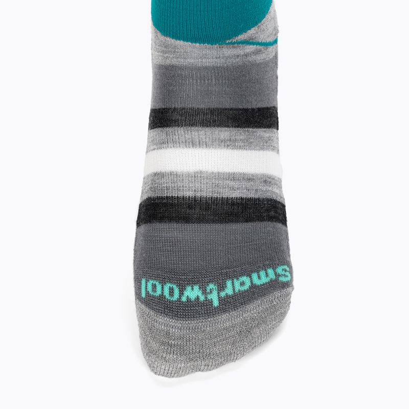 Șosete pentru copii Smartwool Wintersport Full Cushion Mountain Moose Pattern OTC light gray