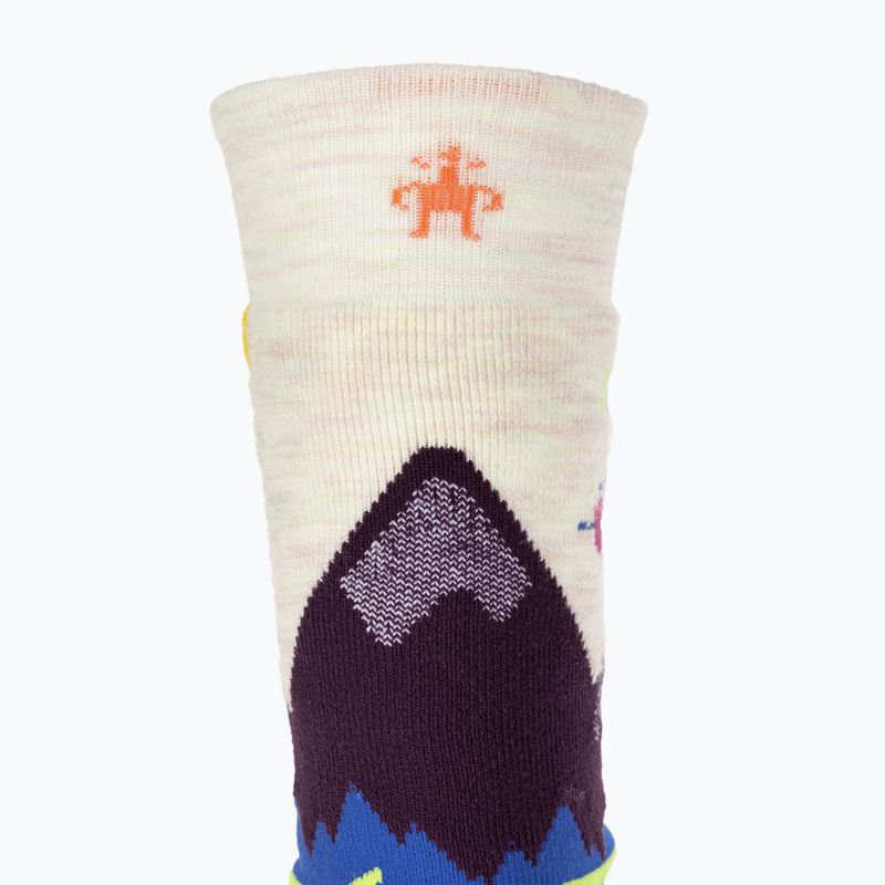 Șosete pentru copii Smartwool Wintersport Full Cushion Mountain Moose Pattern OTC moonbeam