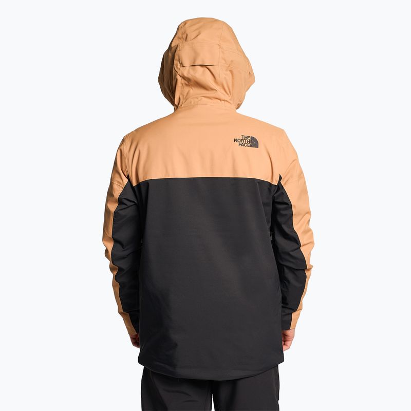 Jachetă de schi pentru bărbați The North Face Mount Bre unt de migdale/negru 2