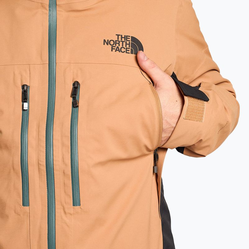 Jachetă de schi pentru bărbați The North Face Mount Bre unt de migdale/negru 4