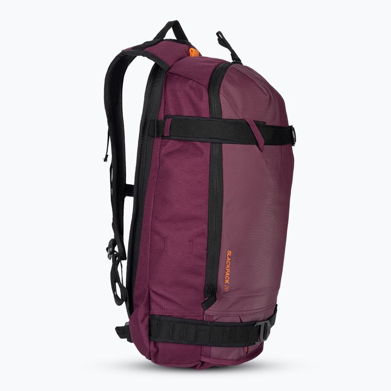 Rucsac de snowboard pentru femei The North Face Slackpack 2.0 20 l boysenberry/mandarin 2