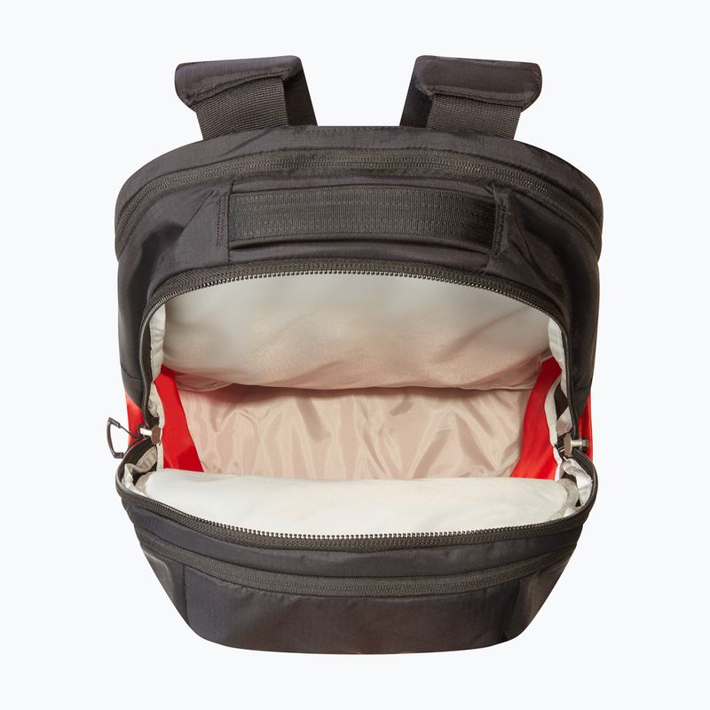 Rucsac de drumeție The North Face Borealis 28 l roșu aprins dip dye cu imprimeu mare/negru pentru drumeții 4
