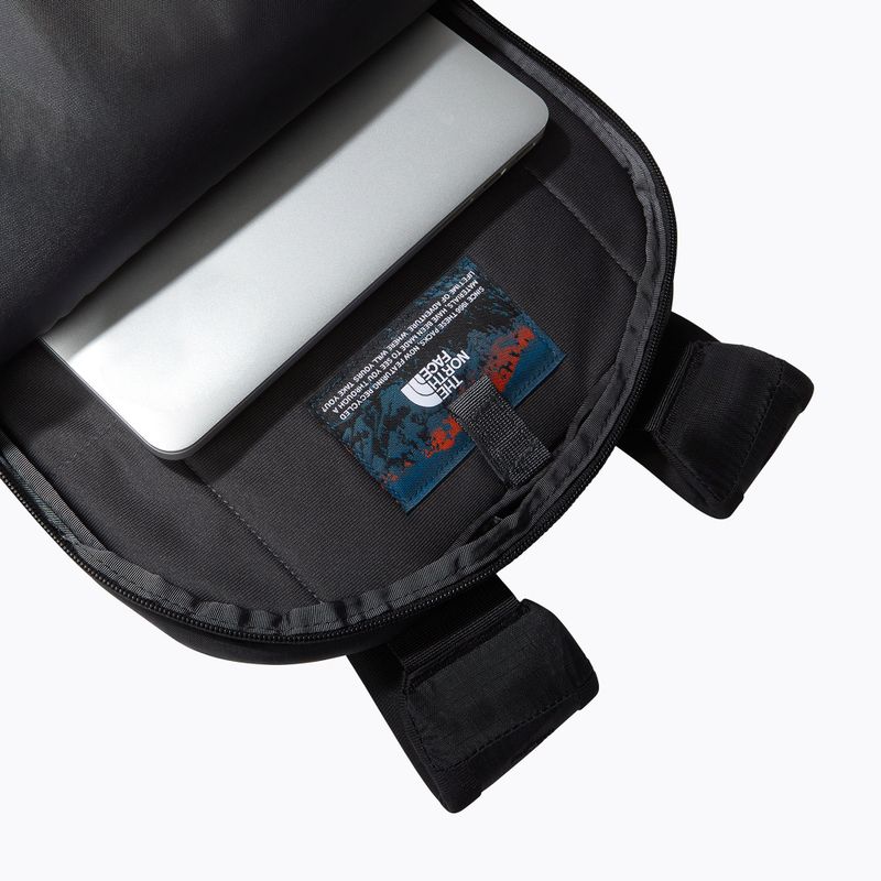 Rucsac de drumeție The North Face Borealis 28 l roșu aprins dip dye cu imprimeu mare/negru pentru drumeții 6