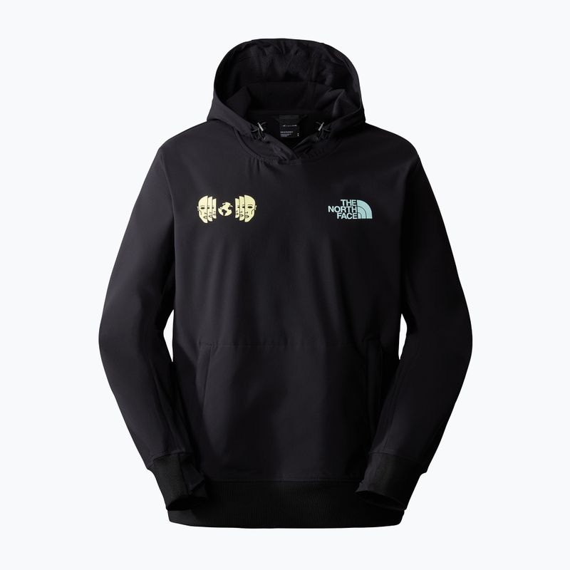 Hanorac de trekking pentru bărbați The North Face Tekno Logo Hoodie negru/sun sprite 5