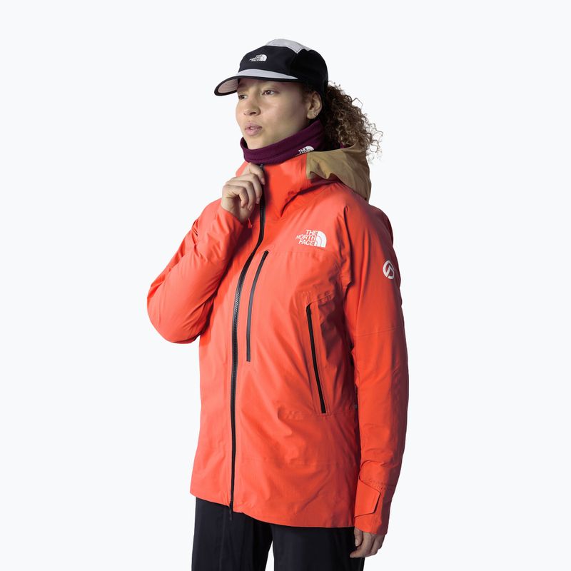 Jachetă de schi pentru femei The North Face Summit Stimson Futurelight radiant orange/almond butter 4