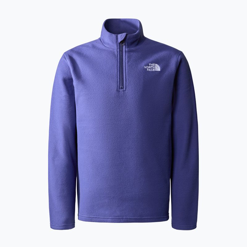 Pulover pentru copii The North Face Glacier Fleece Glacier Fleece 1/4 Zip cave albastru
