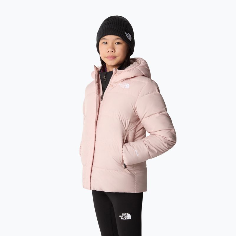 Jachetă pentru copii The North Face North Down Fleece Parka roz mușchi roz 4