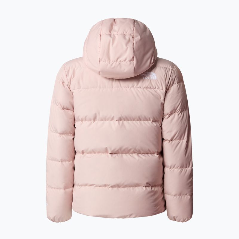 Jachetă pentru copii The North Face North Down Fleece Parka roz mușchi roz 2