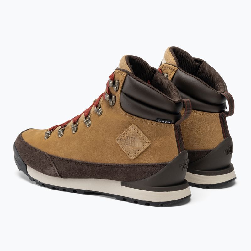 Cizme de trekking pentru bărbați The North Face Back To Berkeley IV Leather WP unt de migdale/demitasse maro 3
