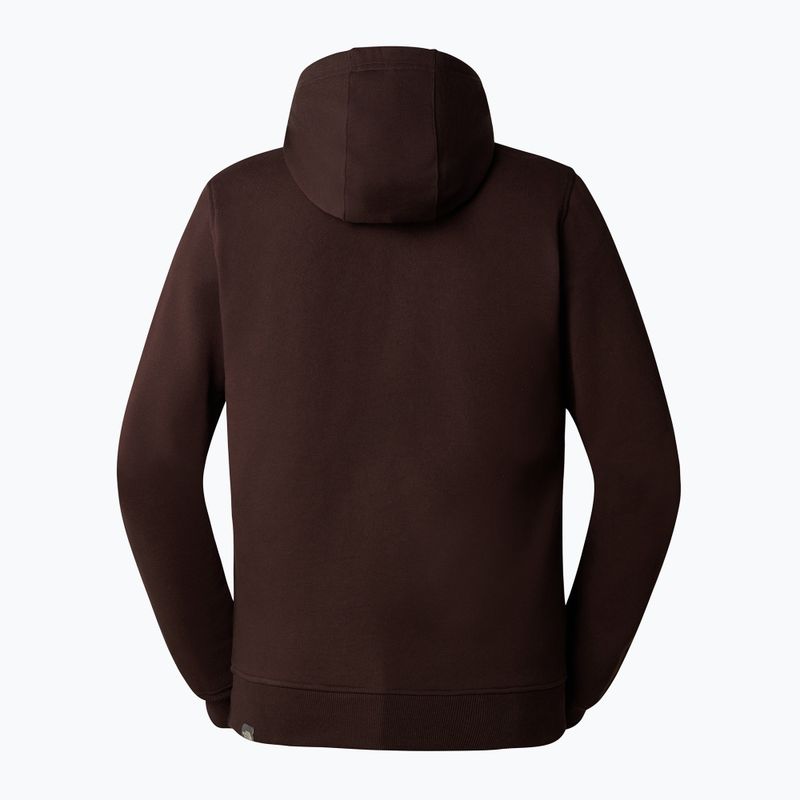 Bărbați The North Face Drew Peak Pullover Hoodie cu glugă maro cărbune 5