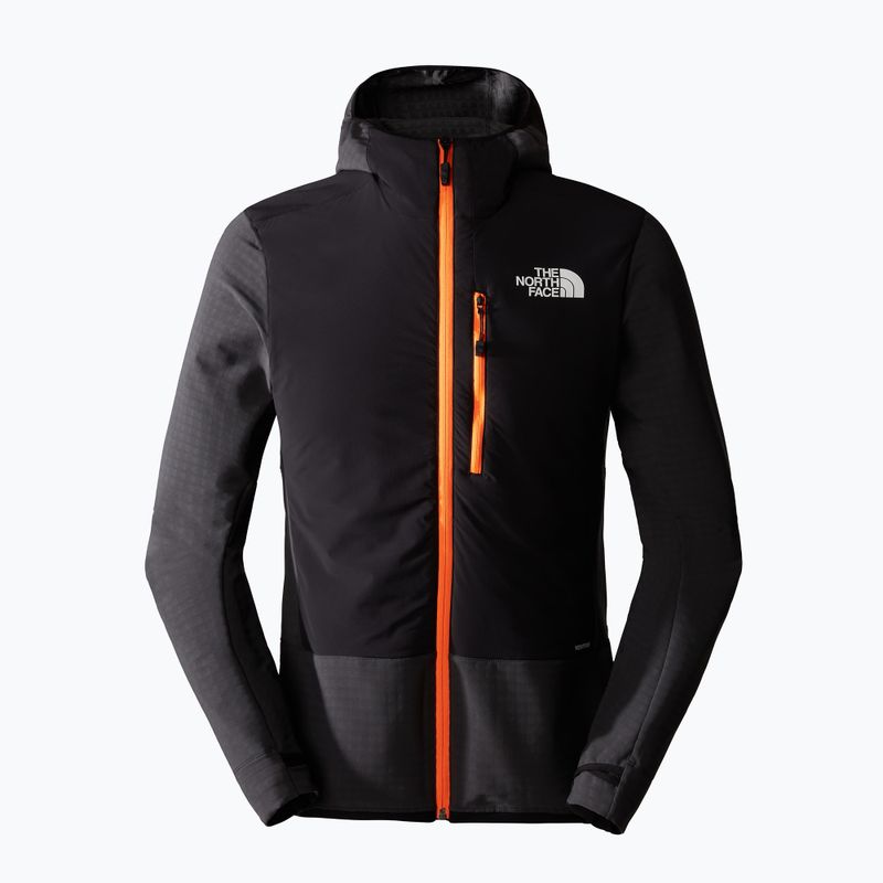 Jachetă bărbătească The North Face Dawn Turn Hybrid Ventrix Midlayer pentru bărbați, gri stalin/negru/portocaliu șocant 5