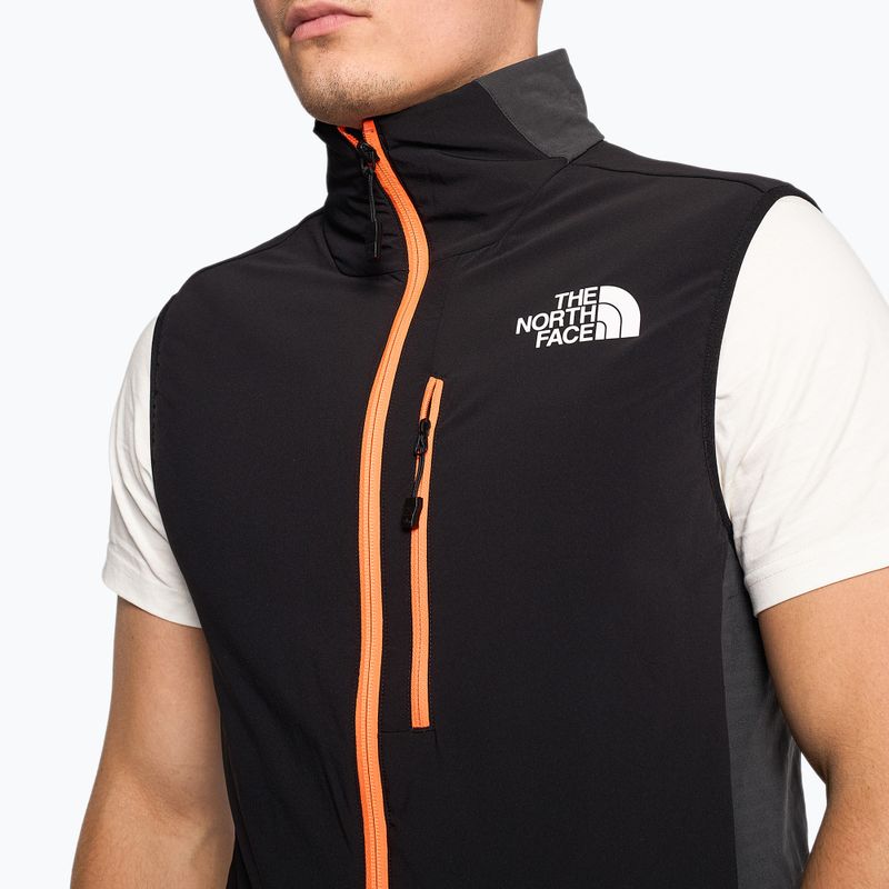 Jilet pentru femei The North Face Dawn Turn Hybrid Ventrix asfalt gri/negru/portocaliu șocant 3