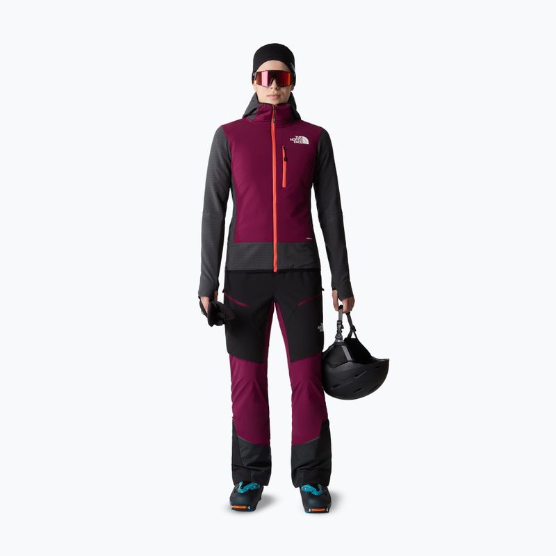 Geacă de puf pentru femei The North Face Dawn Turn Hybrid Ventrix Midlayer asfalt grey/boysenberry 2