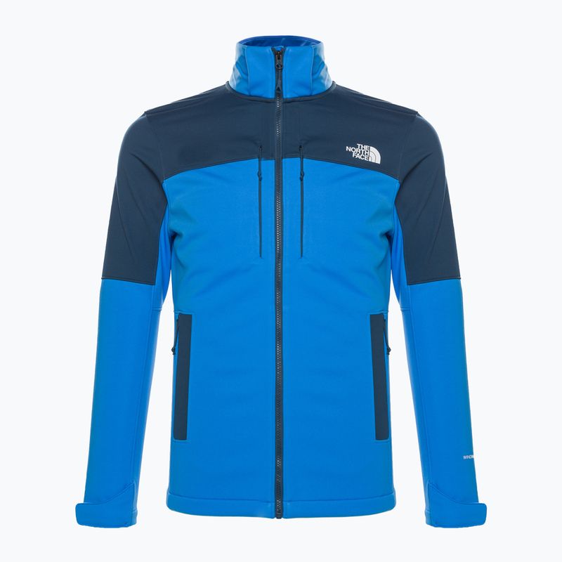 Jachetă softshell pentru bărbați The North Face Diablo Softshell cu glugă detașabilă albastru optic/albastru închis 6