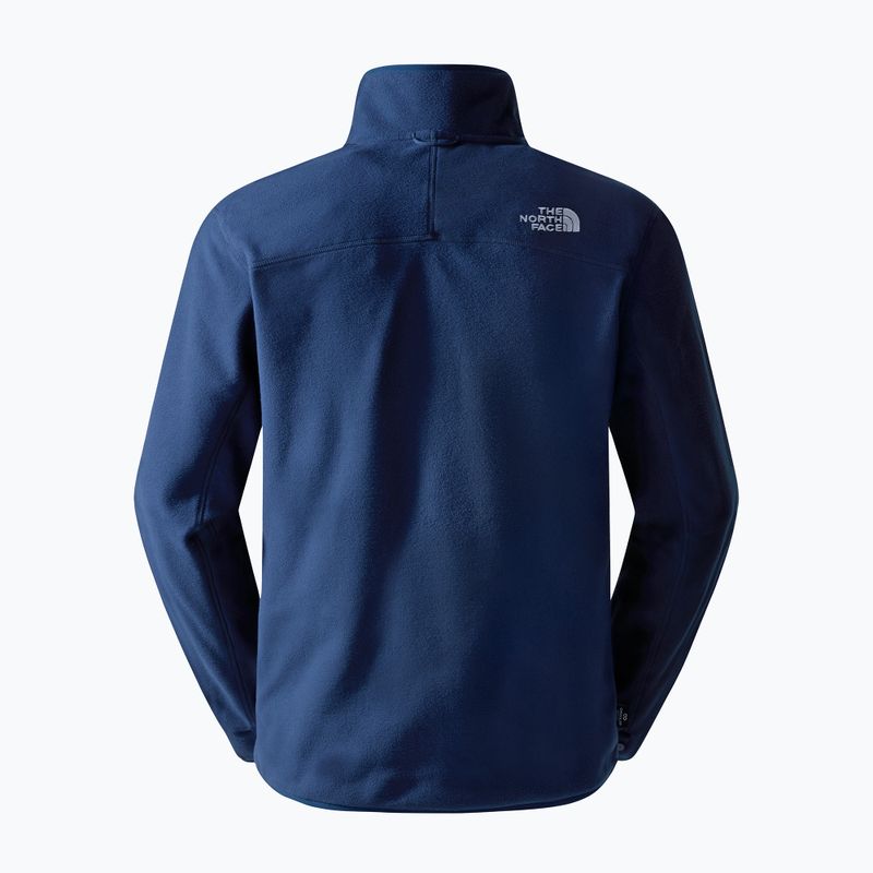 Hanorac fleece pentru bărbați The North Face 100 Glacier Full Zip summit navy 6