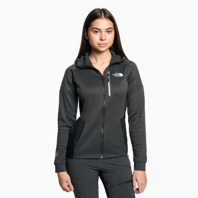 Hanorac de trekking pentru femei The North Face Ma Lab Fz Hoodie asfalt gri/negru